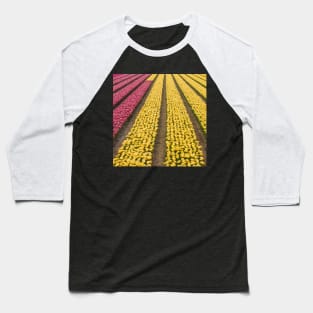 Fields of Tulips Baseball T-Shirt